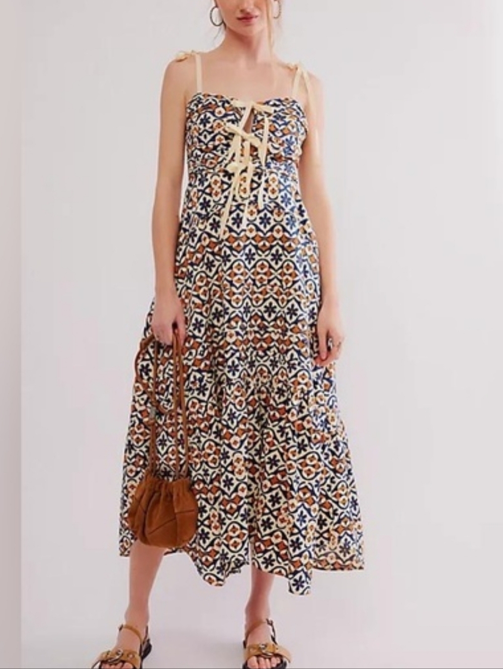 NWT Free People Palma Midi Dress S